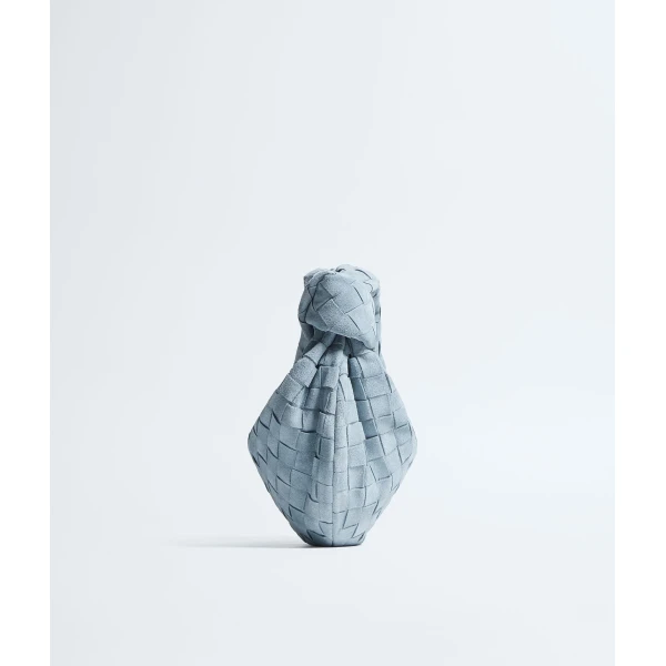 Khaite Women's Mini Jodie in Mineral - Grey Mini Bags - The Lotus Tote Bag - Shop at Luxury Shoes 