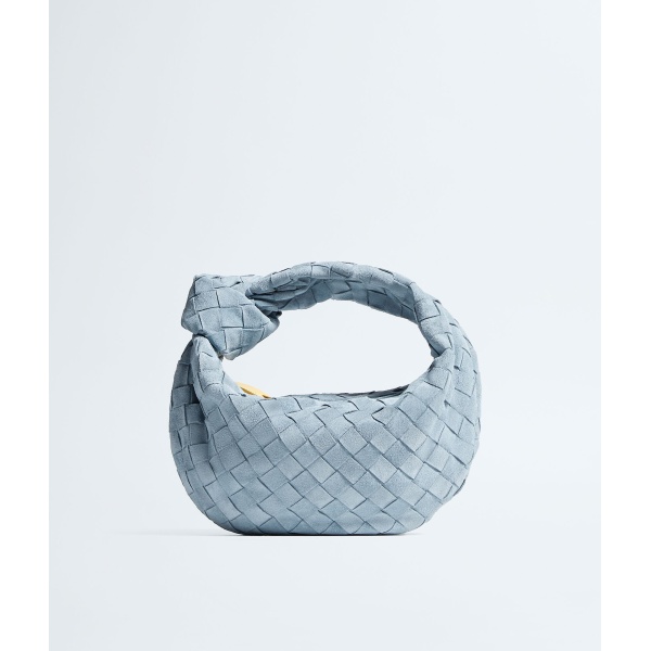 Khaite Women's Mini Jodie in Mineral - Grey Mini Bags - The Lotus Tote Bag - Shop at Luxury Shoes 