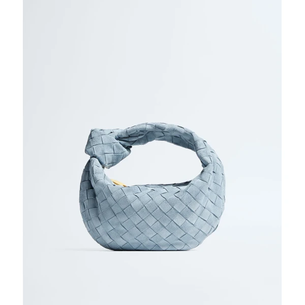 Khaite Women's Mini Jodie in Mineral - Grey Mini Bags - The Lotus Tote Bag - Shop at Luxury Shoes 