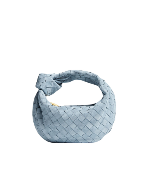 Khaite Women's Mini Jodie in Mineral - Grey Mini Bags - The Lotus Tote Bag - Shop at Luxury Shoes 