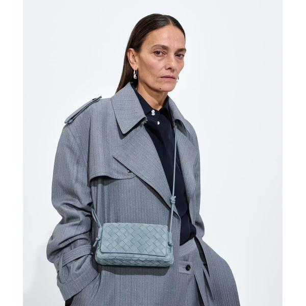 Khaite Women's Notturno in Mineral - Grey Shoulder & Crossbody Bags - The Lotus Tote Bag - Shop at Luxury Shoes 