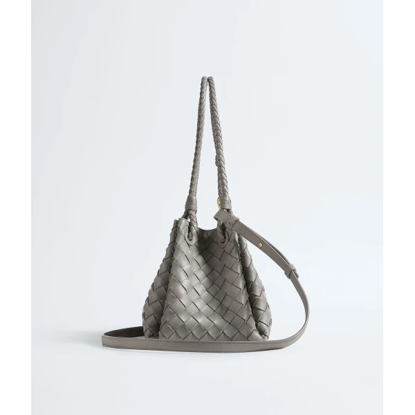 Khaite Women's Parachute in Basalt - Grey Shoulder & Crossbody Bags - The Lotus Tote Bag - Shop at Luxury Shoes 