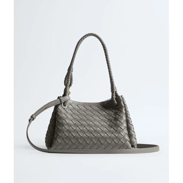Khaite Women's Parachute in Basalt - Grey Shoulder & Crossbody Bags - The Lotus Tote Bag - Shop at Luxury Shoes 