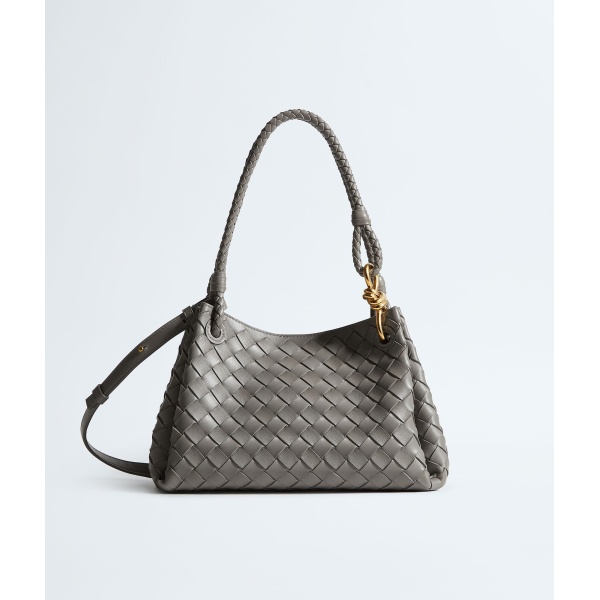 Khaite Women's Parachute in Basalt - Grey Shoulder & Crossbody Bags - The Lotus Tote Bag - Shop at Luxury Shoes 