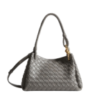 Khaite Women's Parachute in Basalt - Grey Shoulder & Crossbody Bags - The Lotus Tote Bag - Shop at Luxury Shoes 