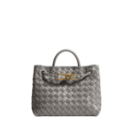 Grey-Womens-Small-Andiamo-in-Basalt-coveti56873_nobg Khaite Women's Small Andiamo in Basalt - Grey Totes & Top-Handle Bags - The Lotus Tote Bag - Shop at Luxury Shoes