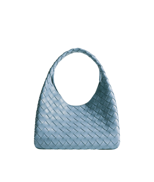 Khaite Women's Small Campana in Mineral - Grey Shoulder & Crossbody Bags - The Lotus Tote Bag - Shop at Luxury Shoes 
