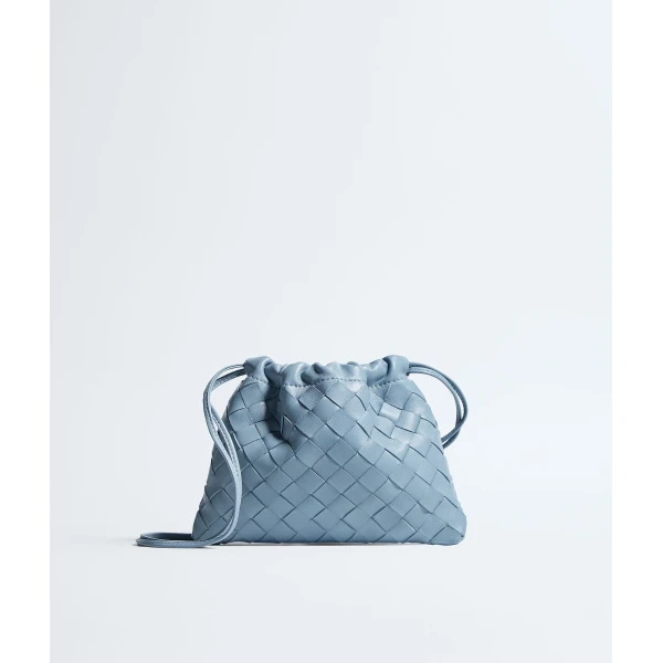 Khaite Women's Small Dustbag in Mineral - Grey Shoulder & Crossbody Bags - The Lotus Tote Bag - Shop at Luxury Shoes 