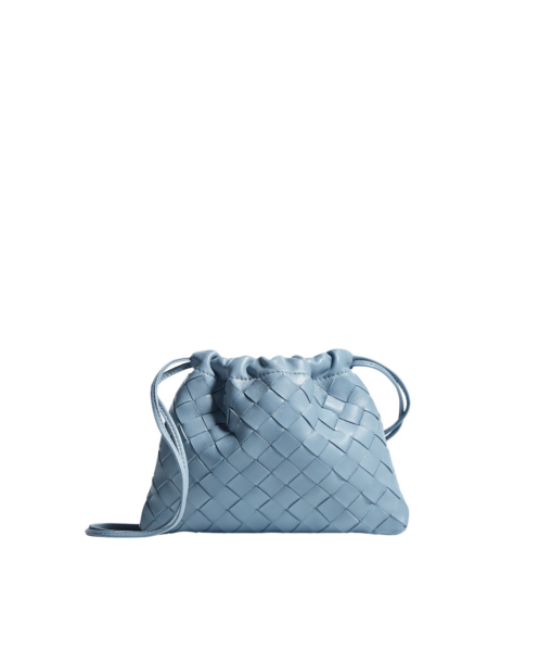 Khaite Women's Small Dustbag in Mineral - Grey Shoulder & Crossbody Bags - The Lotus Tote Bag - Shop at Luxury Shoes 