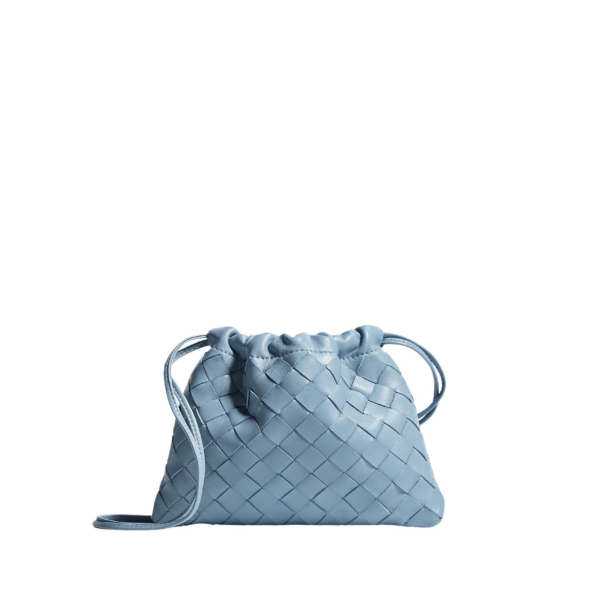 Khaite Women's Small Dustbag in Mineral - Grey Shoulder & Crossbody Bags - The Lotus Tote Bag - Shop at Luxury Shoes 