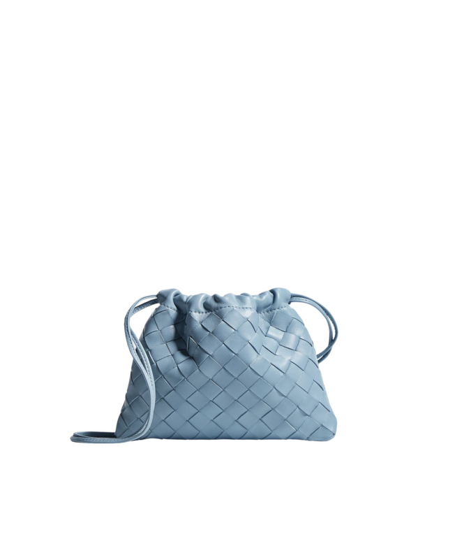 Khaite Women's Small Dustbag in Mineral - Grey Shoulder & Crossbody Bags - The Lotus Tote Bag - Shop at Luxury Shoes 