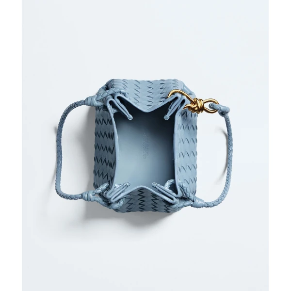Khaite Women's Small Parachute in Mineral - Grey Shoulder & Crossbody Bags - The Lotus Tote Bag - Shop at Luxury Shoes 
