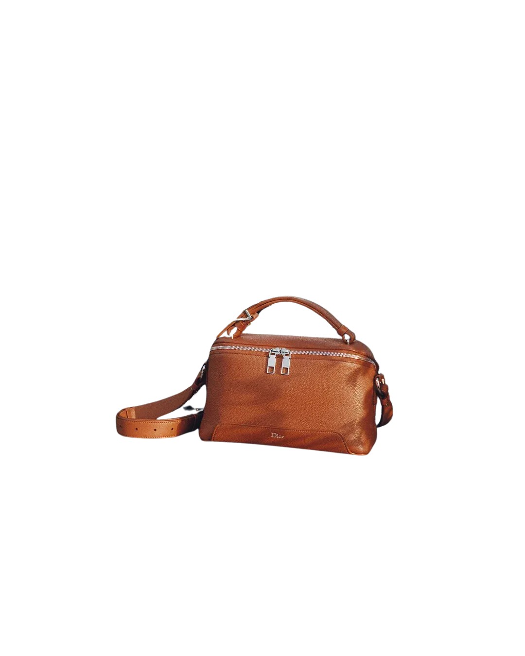 Investment wardrobe pieces — a tailored coat, cashmere knit and leather bag laid flat, for Luxury Shoes 