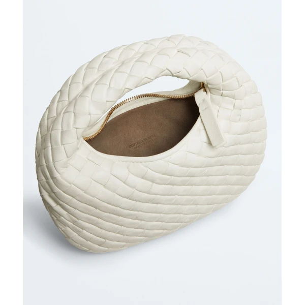 Khaite Women's Baby Veneta in Alabaster - Ivory Mini Bags - The Lotus Tote Bag - Shop at Luxury Shoes 
