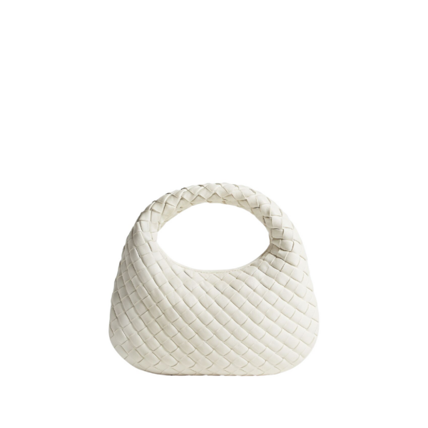 Khaite Women's Baby Veneta in Alabaster - Ivory Mini Bags - The Lotus Tote Bag - Shop at Luxury Shoes 