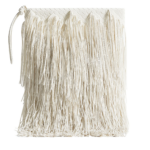 Khaite Women's Giornale Pouch in Alabaster - Ivory Clutch Bags - The Lotus Tote Bag - Shop at Luxury Shoes 