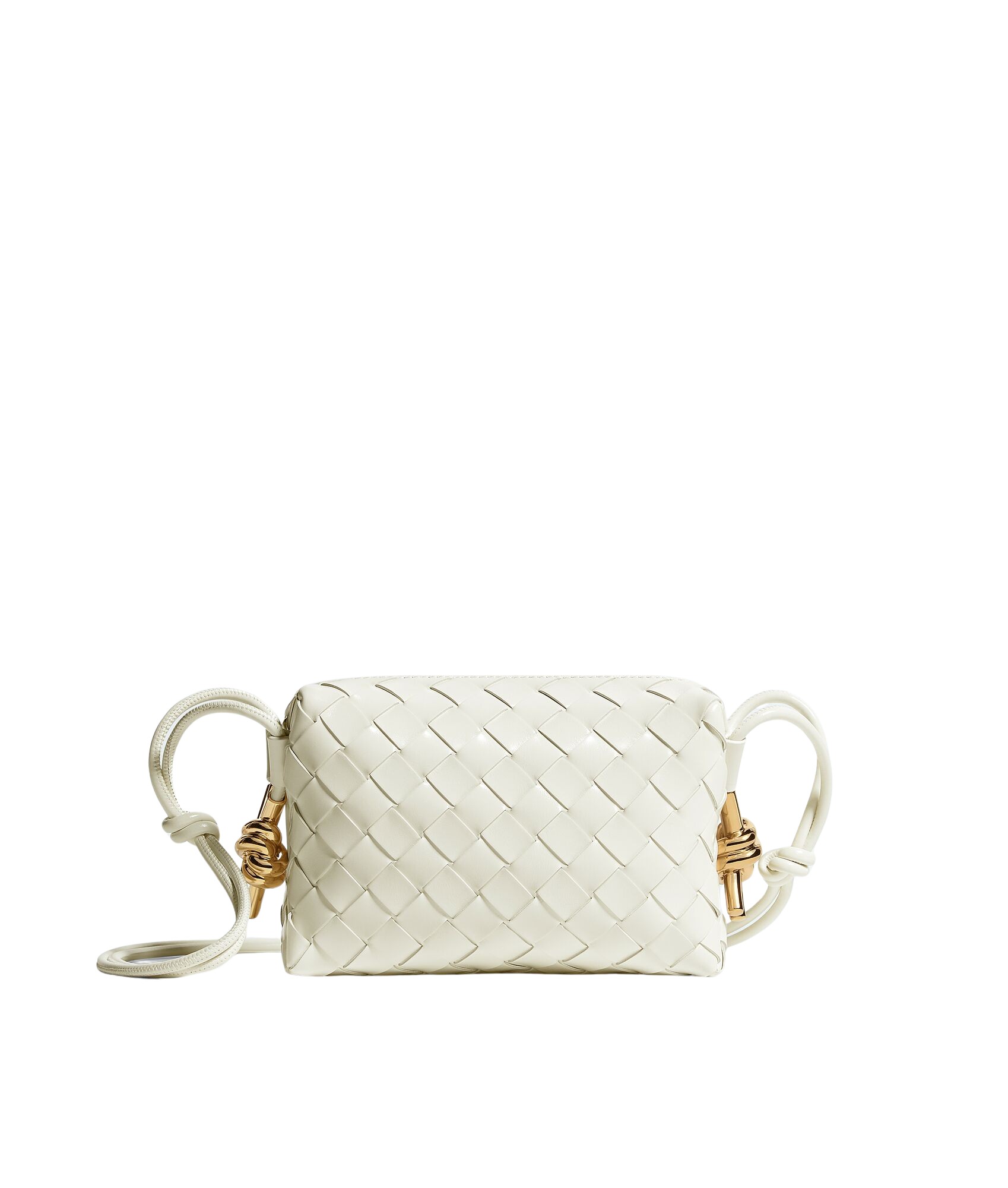 Ivory-Womens-Mini-Loop-Metal-Knots-in-Bone-coveti12128_nobg Khaite Women's Mini Loop Metal Knots in Bone - Ivory Mini Bags - The Lotus Tote Bag - Shop at Luxury Shoes