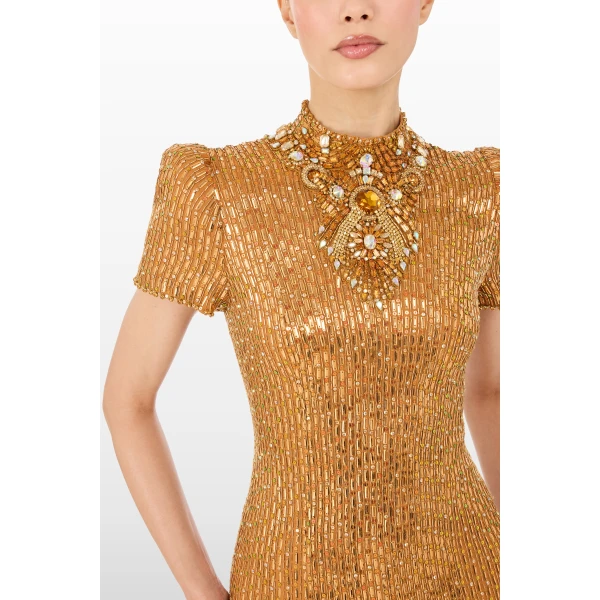Jenny Packham  Orange gown