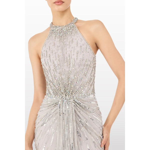 Jenny Packham  Silver gown