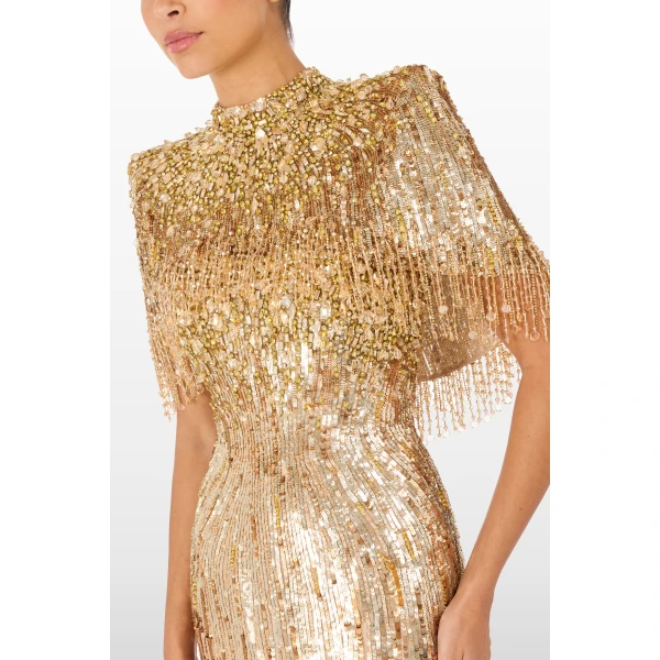 Jenny Packham  Gold gown