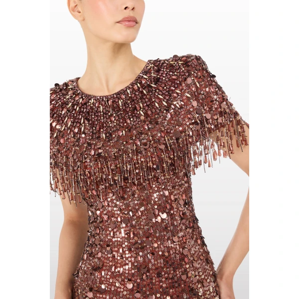 Jenny Packham  Metallic gown