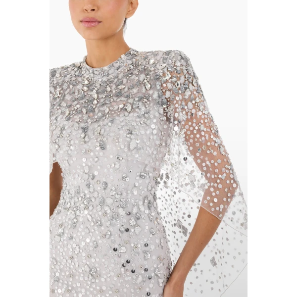 Jenny Packham  Silver gown