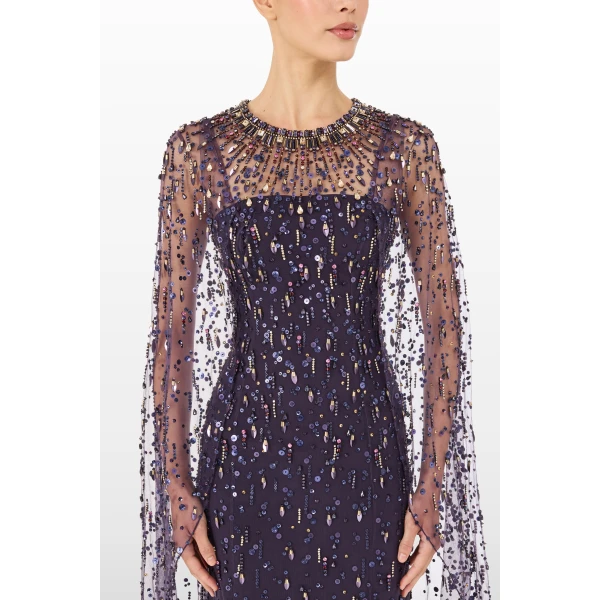 Jenny Packham  Purple gown
