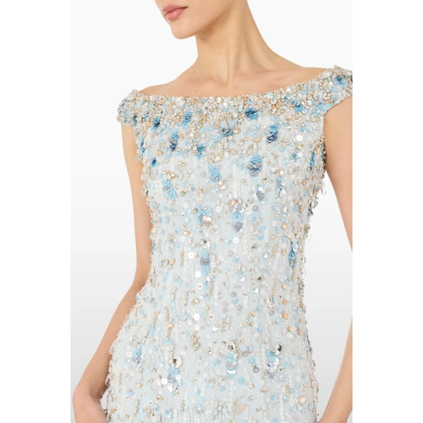 Jenny Packham  Blue gown