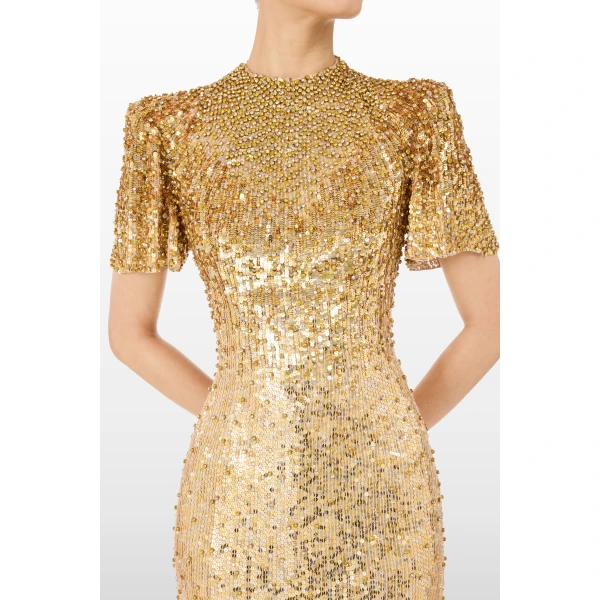 Jenny Packham  Gold gown