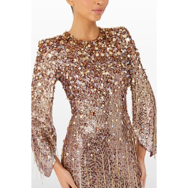 Jenny Packham  Gold gown