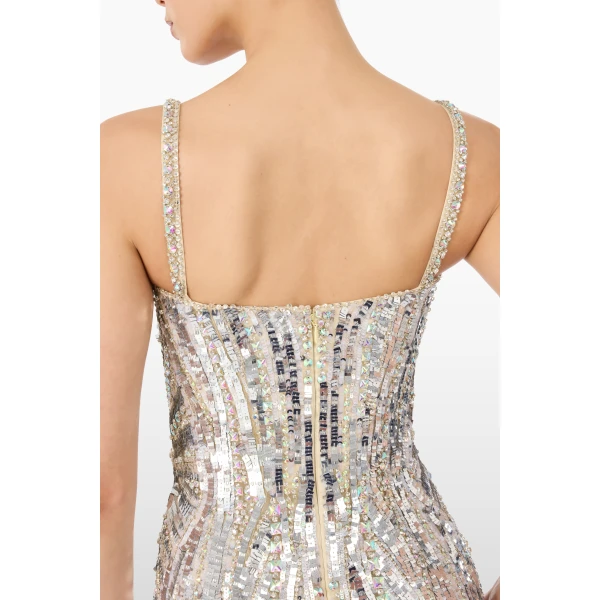 Jenny Packham  Silver gown