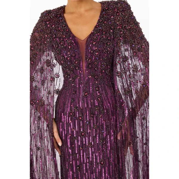 Jenny Packham  Purple gown