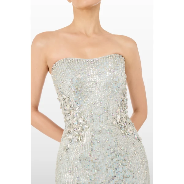 Jenny Packham  Silver gown