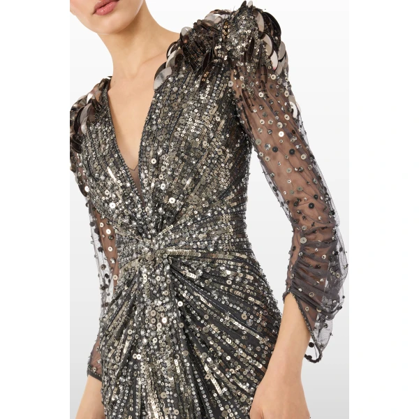 Jenny Packham  Grey gown