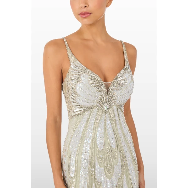 Jenny Packham  Green gown