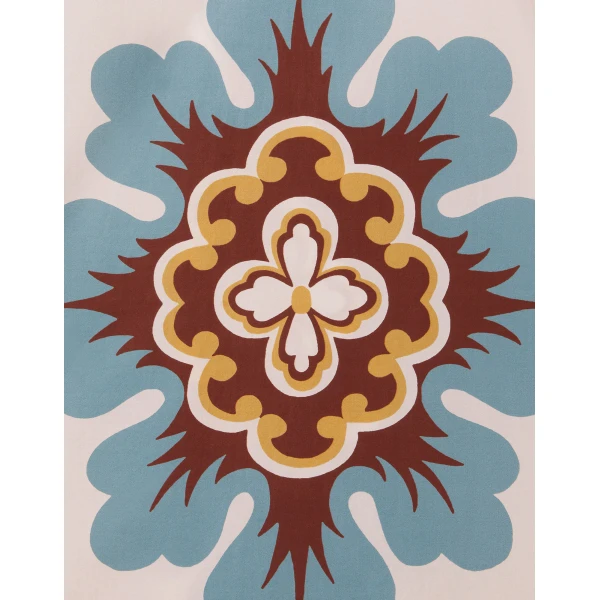 La DoubleJ Artemis Dress Palazzo Placée Chocolate in Cotton Poplin - Dresses - Milanese Maximalist Fashion at Luxury Shoes 