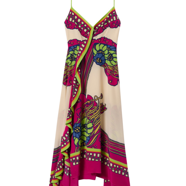 La DoubleJ Aura Dress Solid Ecru in Cotton Plumetis Lace