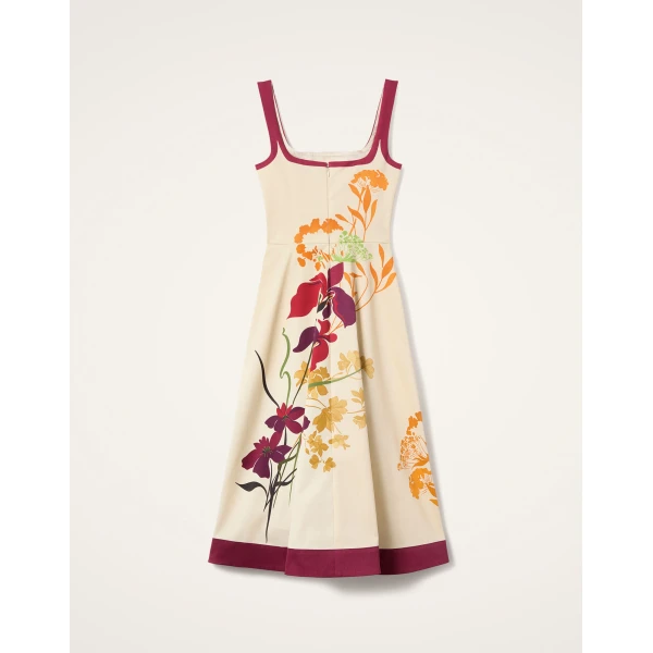 La DoubleJ Buy Me A Martini Dress Eclipse Placée Yellow in Envers Satin - Dresses - Milanese Maximalist Fashion at Luxury Shoes 