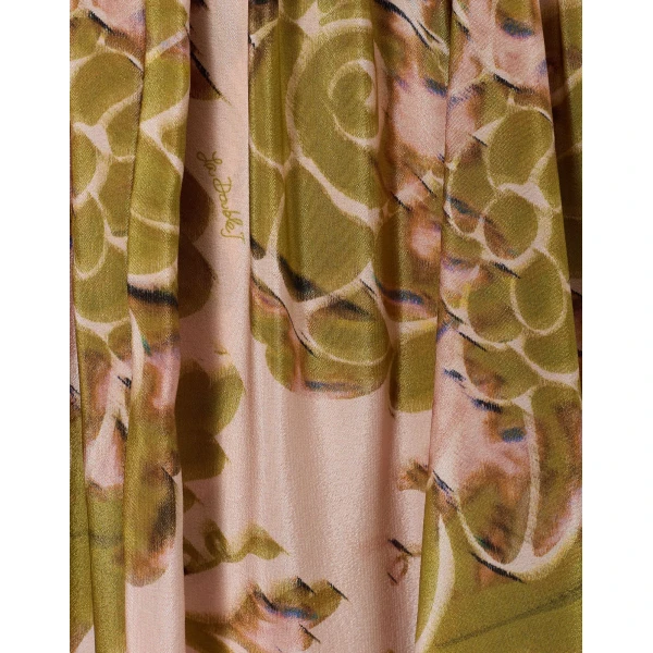 La DoubleJ Buy Me A Martini Dress Phoenix Placée Light Blue in Envers Satin - Dresses - Milanese Maximalist Fashion at Luxury Shoes 