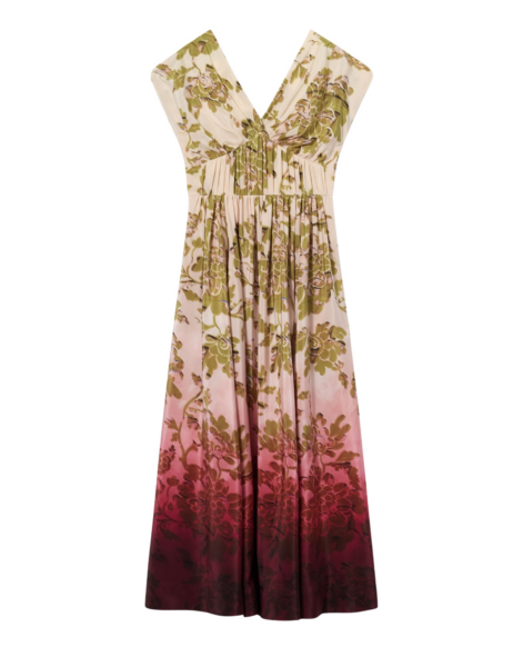 La DoubleJ Buy Me A Martini Dress Phoenix Placée Light Blue in Envers Satin - Dresses - Milanese Maximalist Fashion at Luxury Shoes 