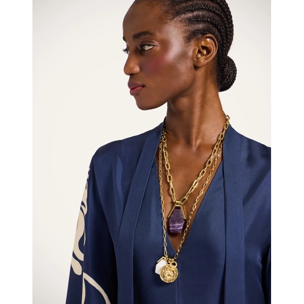 La DoubleJ Buy Me A Martini Dress Sanctuary Placée Gold in Envers Satin - Dresses - Milanese Maximalist Fashion at Luxury Shoes 