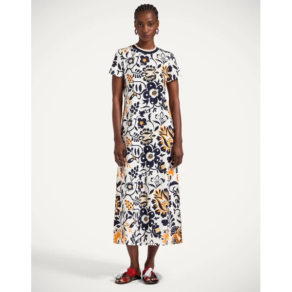 La DoubleJ Chemise Swing Dress Sanctuary Brown in Silk Twill - Dresses - Milanese Maximalist Fashion at Luxury Shoes 