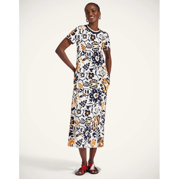 La DoubleJ Chemise Swing Dress Sanctuary Brown in Silk Twill - Dresses - Milanese Maximalist Fashion at Luxury Shoes 