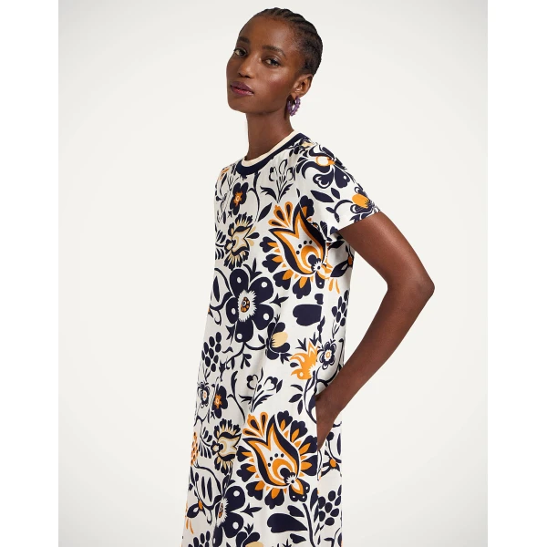 La DoubleJ Chemise Swing Dress Sanctuary Brown in Silk Twill - Dresses - Milanese Maximalist Fashion at Luxury Shoes 