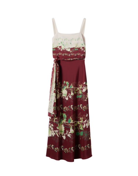 La DoubleJ Chevron Sundress Multicolor Lilac & Blue in Knit Chevron - Dresses - Milanese Maximalist Fashion at Luxury Shoes 
