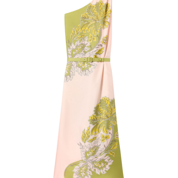La DoubleJ En Pointe Dress Florette Yellow in Silk Linen Organdie