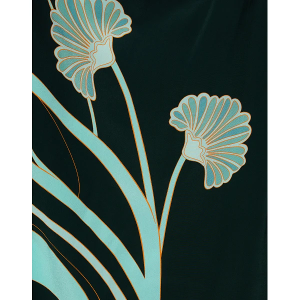 La DoubleJ Gingerbread Dress Iris Placée Ivory in Flat Cotton Stretch - Dresses - Milanese Maximalist Fashion at Luxury Shoes 