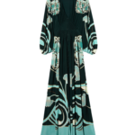 La DoubleJ Gingerbread Dress Iris Placée Ivory in Flat Cotton Stretch - Dresses - Milanese Maximalist Fashion at Luxury Shoes 