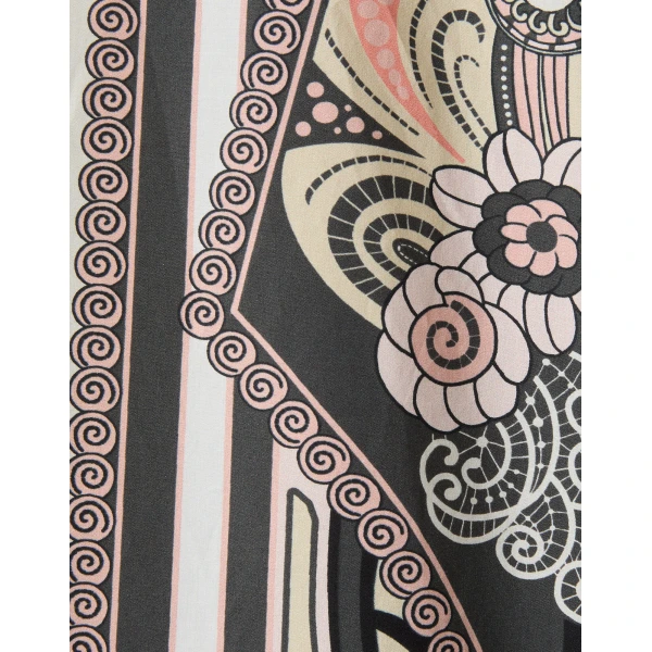 La DoubleJ Gingerbread Dress Palazzo Placée Chocolate in Flat Cotton Stretch - Dresses - Milanese Maximalist Fashion at Luxury Shoes 
