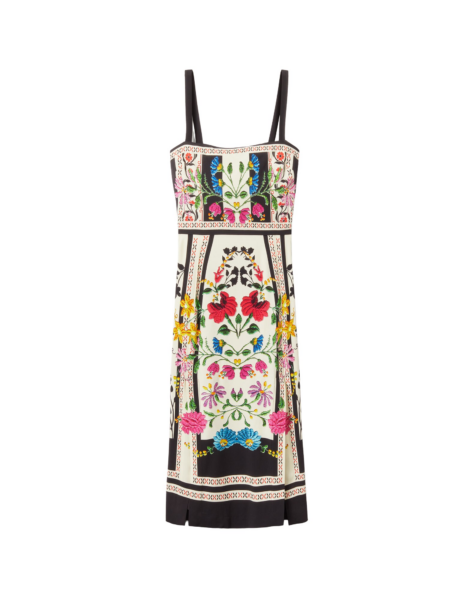 La DoubleJ Ischia Dress Oasis Green in Cotton Poplin - Dresses - Milanese Maximalist Fashion at Luxury Shoes 